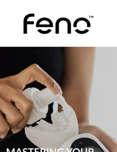 Feno educational email on mastering their routine